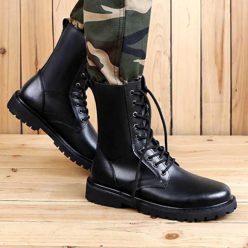 Luxury Winter Lace Up Outdoor Long Boots Motorcycle Boots Winter Warmth Designer High Leather Shoes Fashion Casual Black Boots Z250303