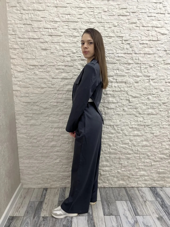 SLTNX Fashion Pant Blazer Two Piece Set for Women 2024 Summer Chic and Elegant Trouser Sets Ladies Casual in Matching 250225