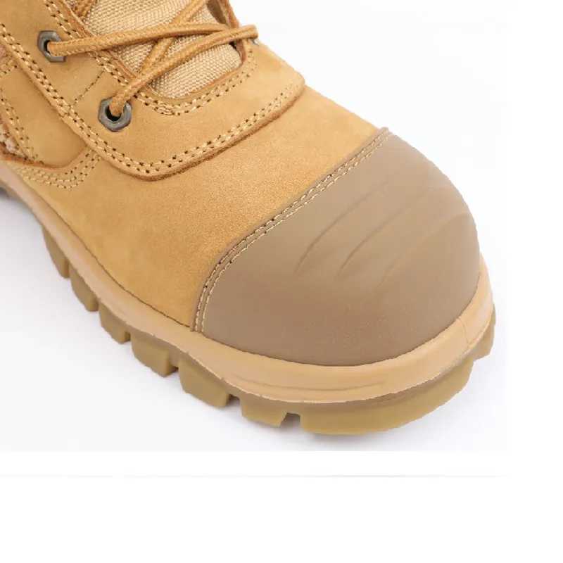 One layer of shockproof puncture proof windproof tape zipper miners labor insurance shoes tools boots Z250303