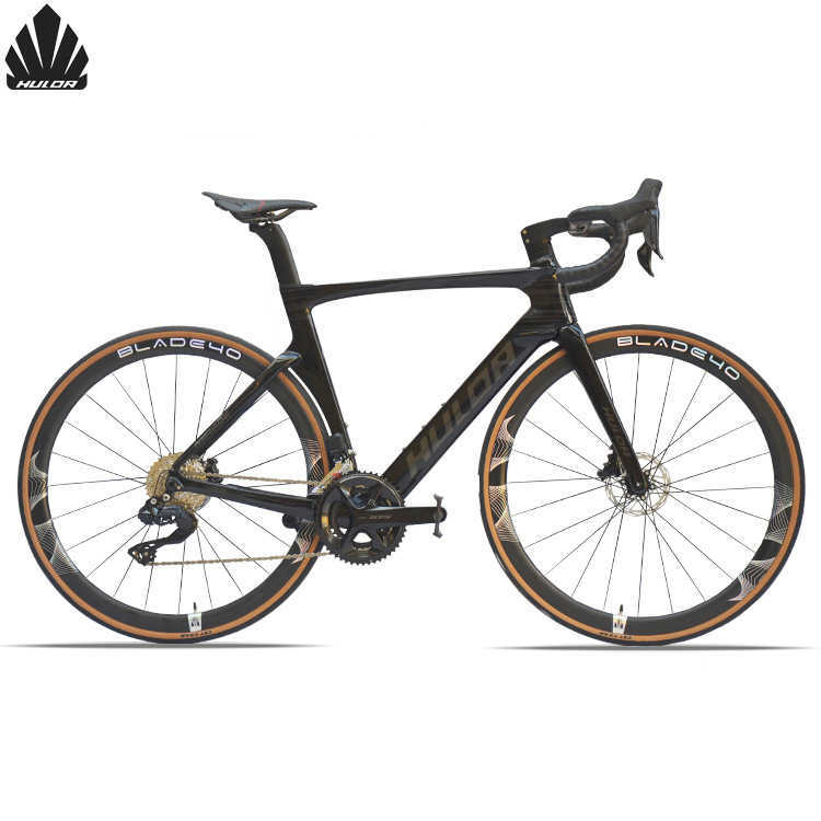 Bikes Huluda HULDA700C internal wiring hydraulic disc brake carbon fiber wheel peak electronic transmission 24 speed road vehicle S2533