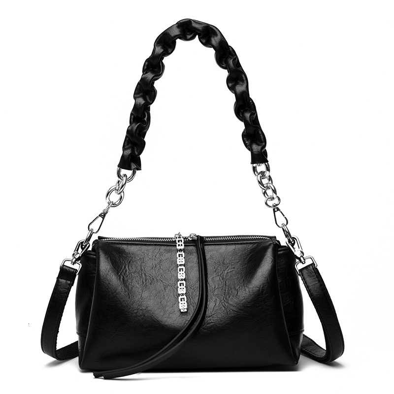 toteBag Shoulder bag ROSE NOIRE New Women's Chain Box Niche, High-End, Fashionable, Crossbody, Single Shoulder, Small Square Bag, Armpit Bag