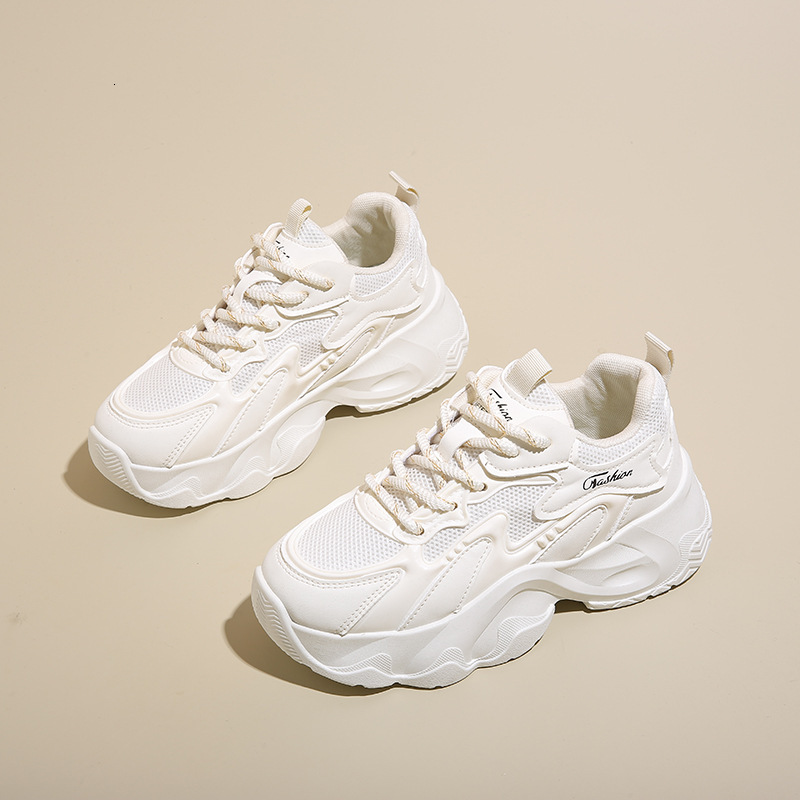 2025 Spring summer Designer s New Mesh Breathable Sports Womens Shoes Multi Functional Thick Soled Height Increasing Fashion Casual Womens Shoes