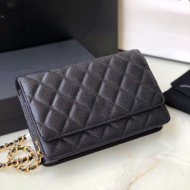 Crossbody Bag Woc Bag Fashion Lychee Cowhide Wallet Women's Handbag High Quality Designer Wallet Women's Shoulder Bag Fast shipping