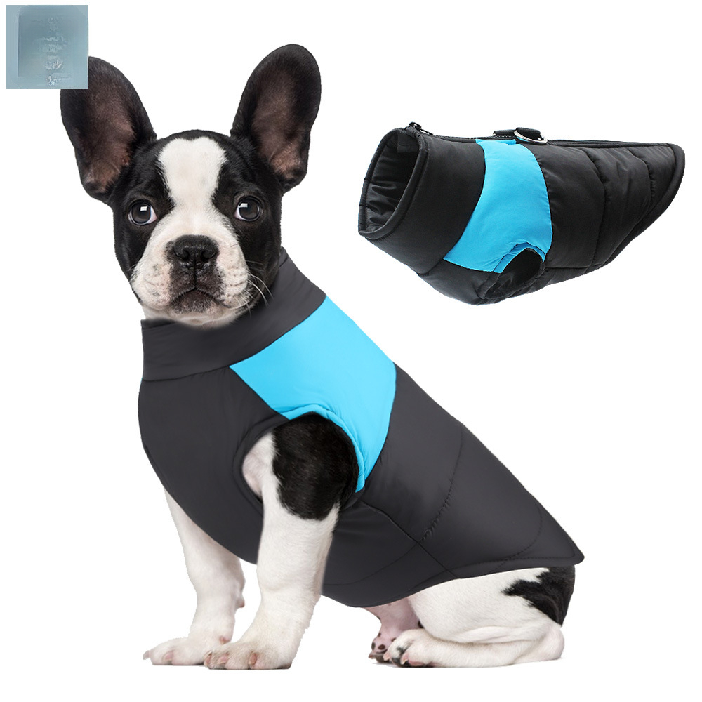 Durable Pet Clothing - Insulated Dog Jacket with Cotton Padding for Cold Weather Protection