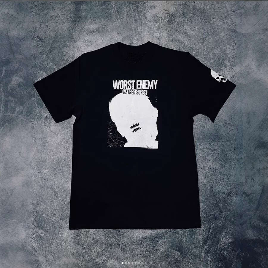 Summer New American High Personalized Hip Hop Style Fashion Printed Street Trendy Short Sleeve Round Neck T-shirt