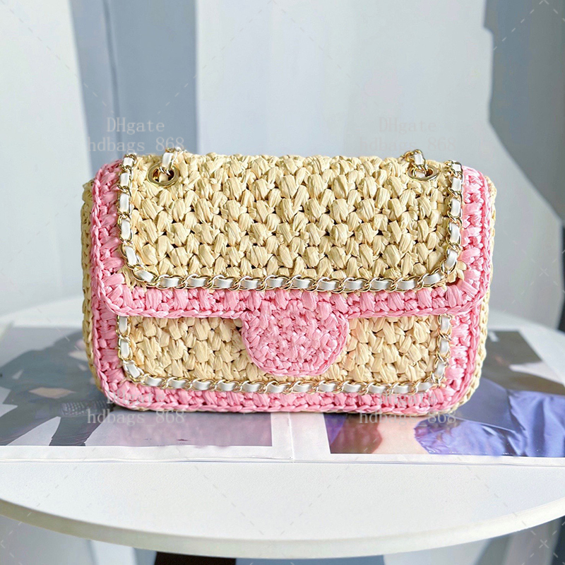 Genuine Leather Flap Bag - Elegant Designer Shoulder & Crossbody Handbags with Box, 23CM C694