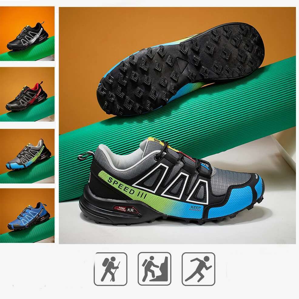 Men's Comfortable And Walking Mesh Breathable Hiking Training Outdoor Casual Sports Shoes
