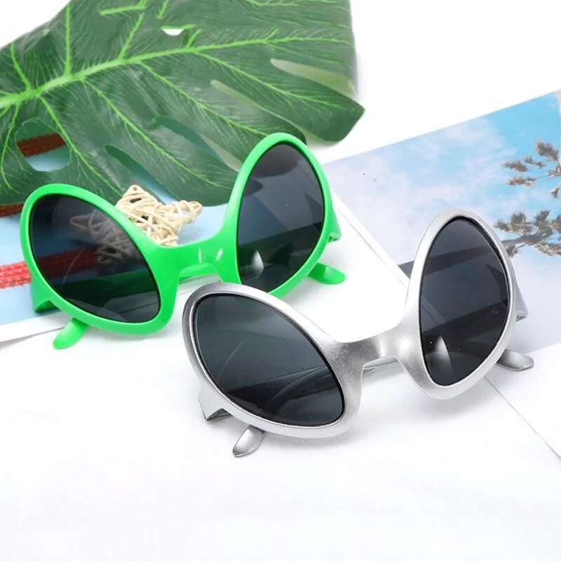 Funny Alien Men Woman Fashion Rainbow Lenses Sun Glasses Holiday Dance Party Alternative Shapes Eyewear Parties Supplies