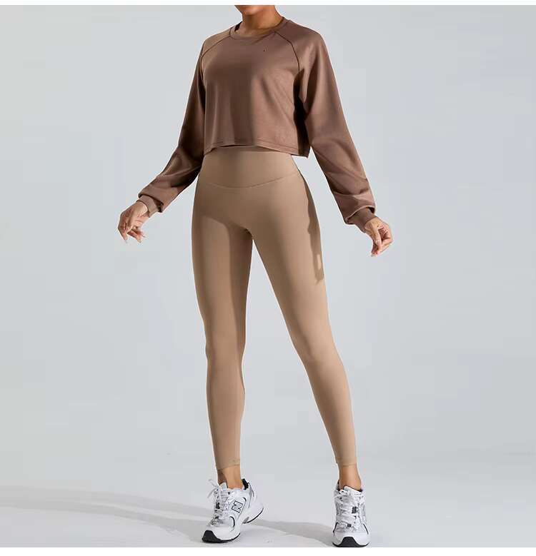 Casual Sports Yoga Sweater Women Outdoor Running Long Sleeve Loose Sweatshirts