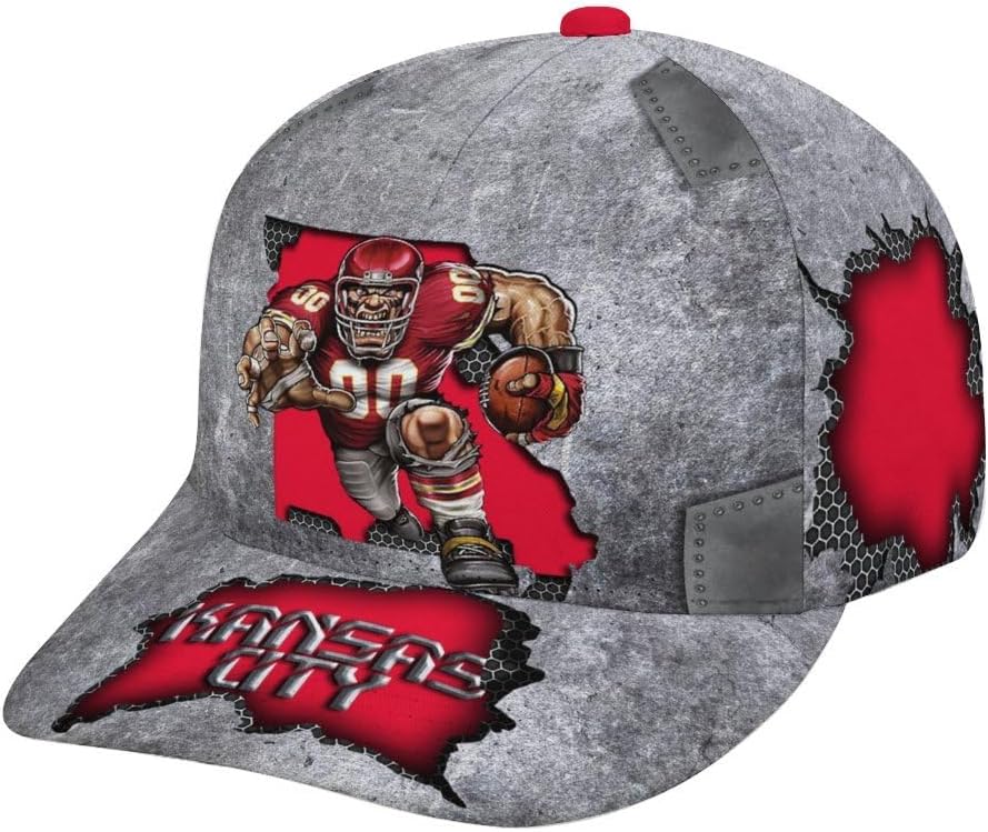 Football City Style Baseball Cap Men Women Adjustable Snapback Dad Hat for Sports Fan Gift Game Day Headwear