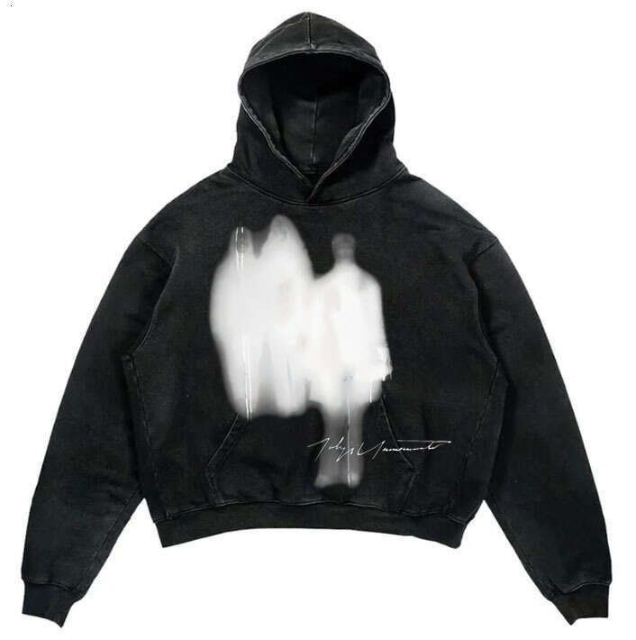 Trendy brand hoodie for women, couple, autumn winter, loose and trendy street style, American style plus velvet jacket