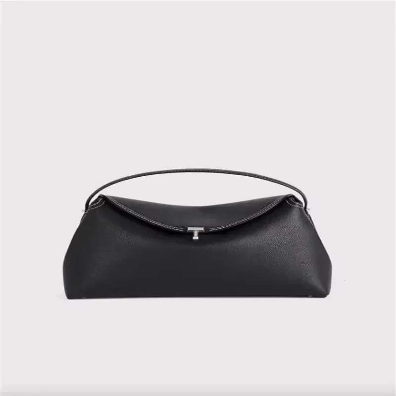 Light Fashion Simple Trend Single Shoulder Crossbody Flap Handbag Retro Lock Buckle Pure Color High Quality Calfskin Bag