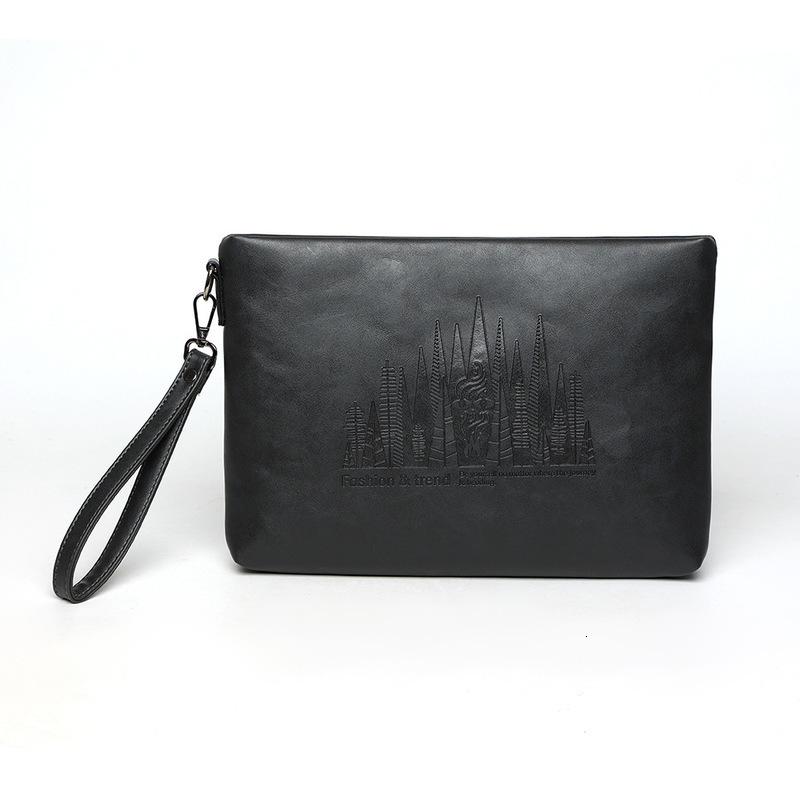 Ship from US Soft PU Leather Clutch Bag Male Card Wallets Elegant Leisure Stylish Men Pouch Fashion Business Style Mens Handbag 250228FBB