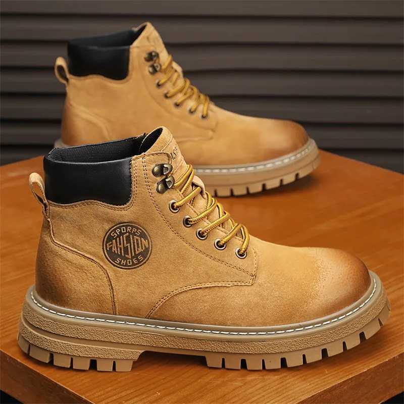 High quality mens boots winter mens shoes 2023 hiking design foot boots outdoor casual sports shoes Z250303