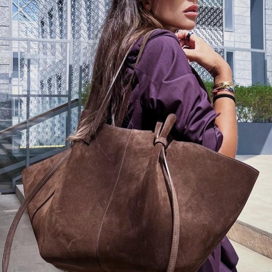Designer Large Capacity Single Shoulder Underarm Bag, New Simple And Fashionable Simulation Leather Diagonal Cross Tote Women's Bag