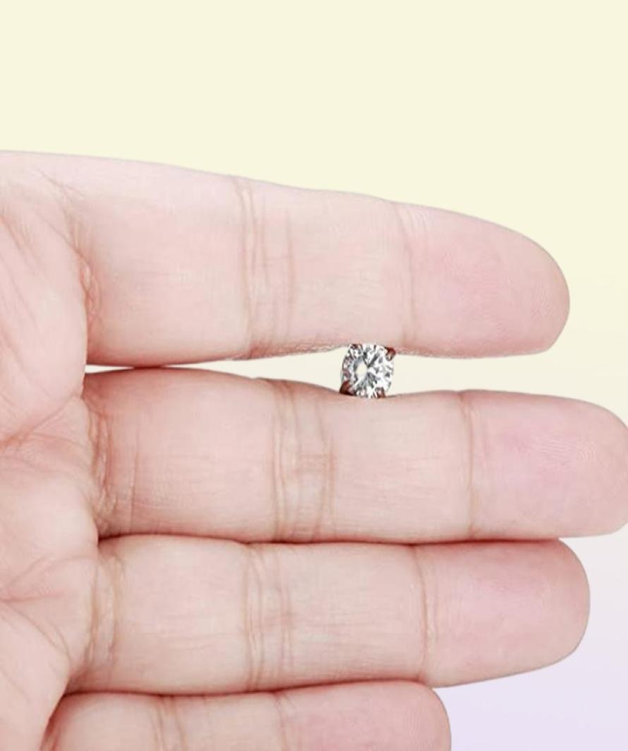 Stud Earrings 2 Pairs Of Stainless Steel Magnetic Set For Men And Women Without Perforated Zircon Hypoallergenic 4282593