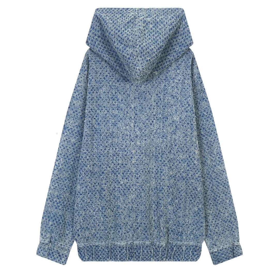 Pullover Denim Small Fragrant Wind Hoodie American Lazy Chic Woven Design Sense Of Men's And Women's Coats