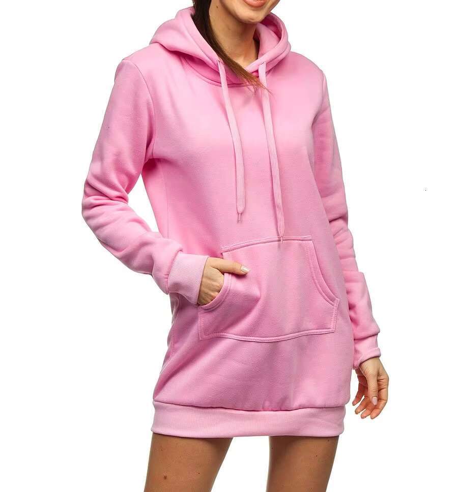 Hoodie Latest Style Women Winter Fashion Fleece Casual Streetwear Ladies Longe Hoodies