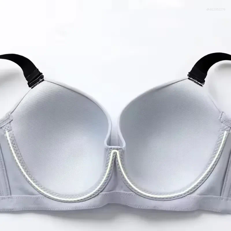 Bras Top Up Bra Seamless Womens Push Underwire Female Solid Minimizer Lingerie T-shirt 34 36 38 40 42