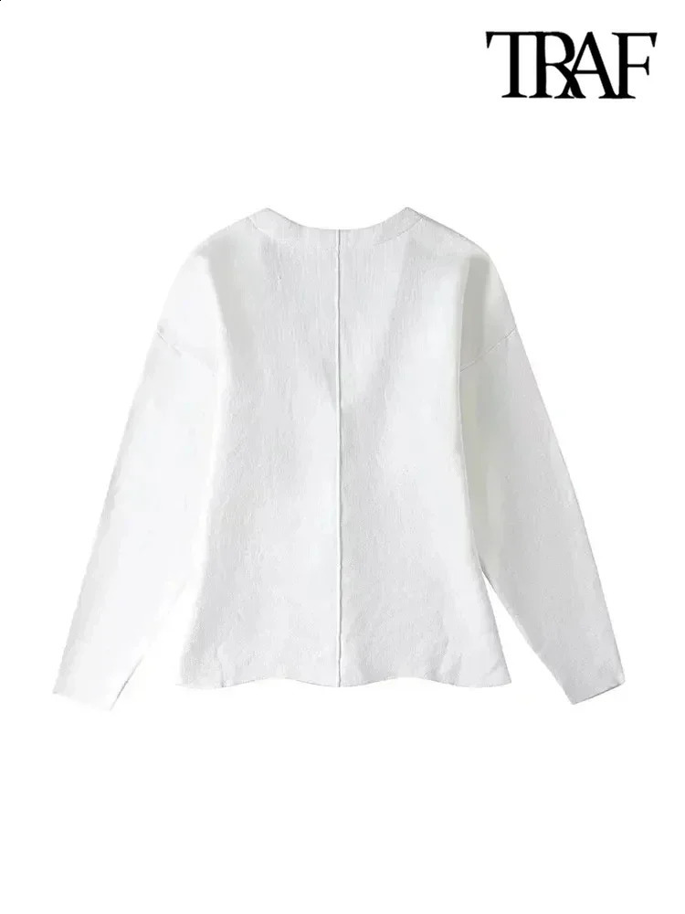 Womens front hook fit knitted cardigan Vneck long sleeves side split hem womens coat fashionable top 250225