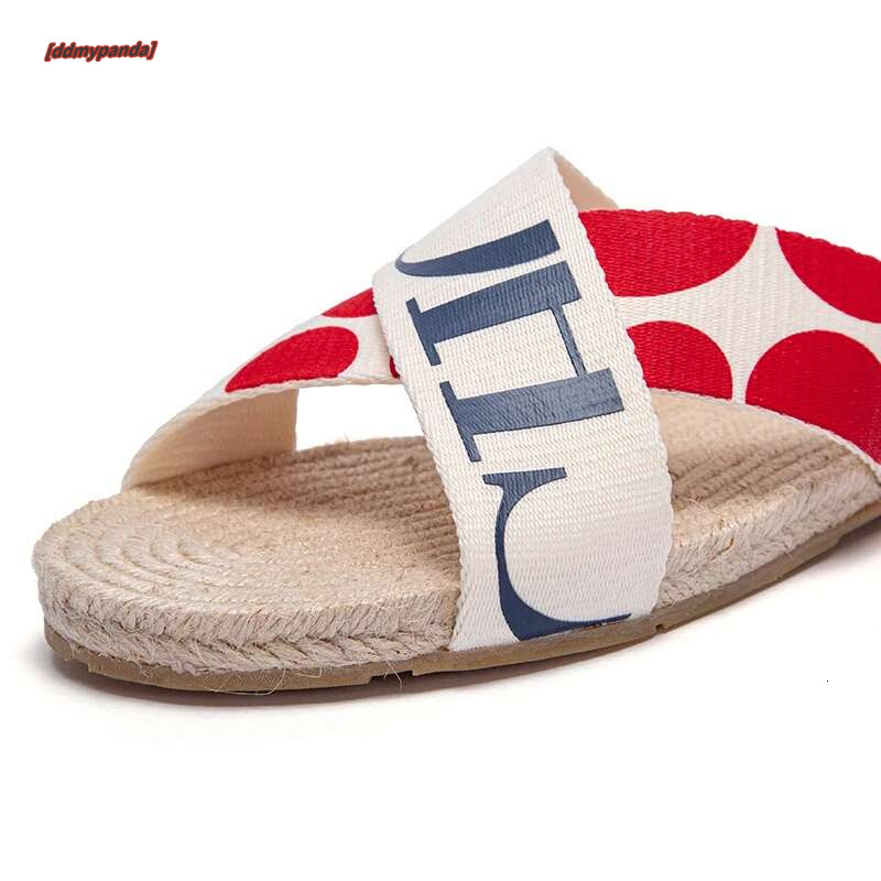 New Woven Comfort Women's Casual Flat Slippers Brand Summer Shoes #ddmypanda
