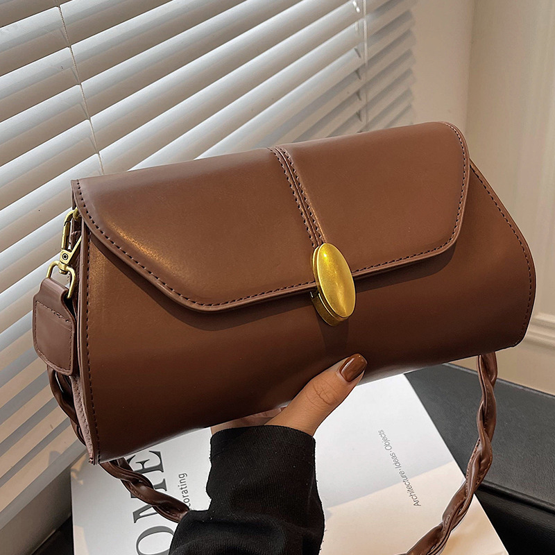 New Fashionable Multi Purpose Luxury Armpit Small Square High End Crossbody Bag Simple Designer Handbag