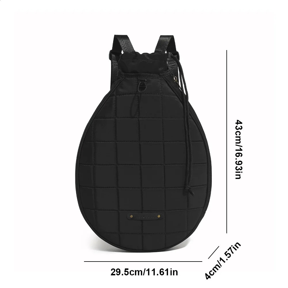 Ship from US Tennis Racket Carrying Bag Waterproof Racquet Crossbody Zipper Closure Pickleball Paddles Shoulder for Women Men 250303FBB