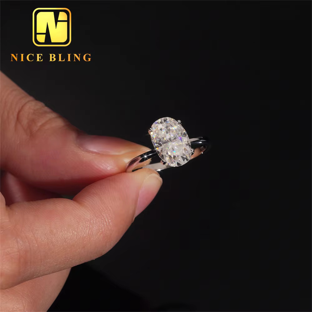 Quick transportation classic four claw pure sier silica semi paving belt handmade high-quality engagement ring