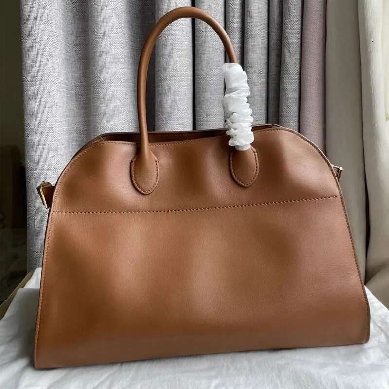 Fashionable Large Capacity Cowhide Handbag High End Brand Design Suede Leather Retro Versatile Commuting Tote Bag