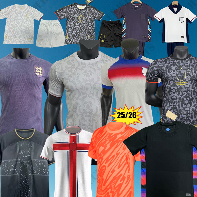 england kit 2025 2026 england football shirt 25 26 KANE BELLINGHAM RICE Soccer Jerseys XXXL Goalkeeper england strip Player trainning Men Kids SAKA FODEN