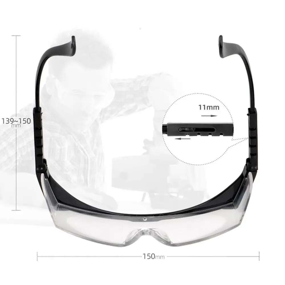 1PCS Wind Dust Protect Goggles Anti-Splash Dustproof Work Safety Glass Eye Protection Waterproof Protective Glasses
