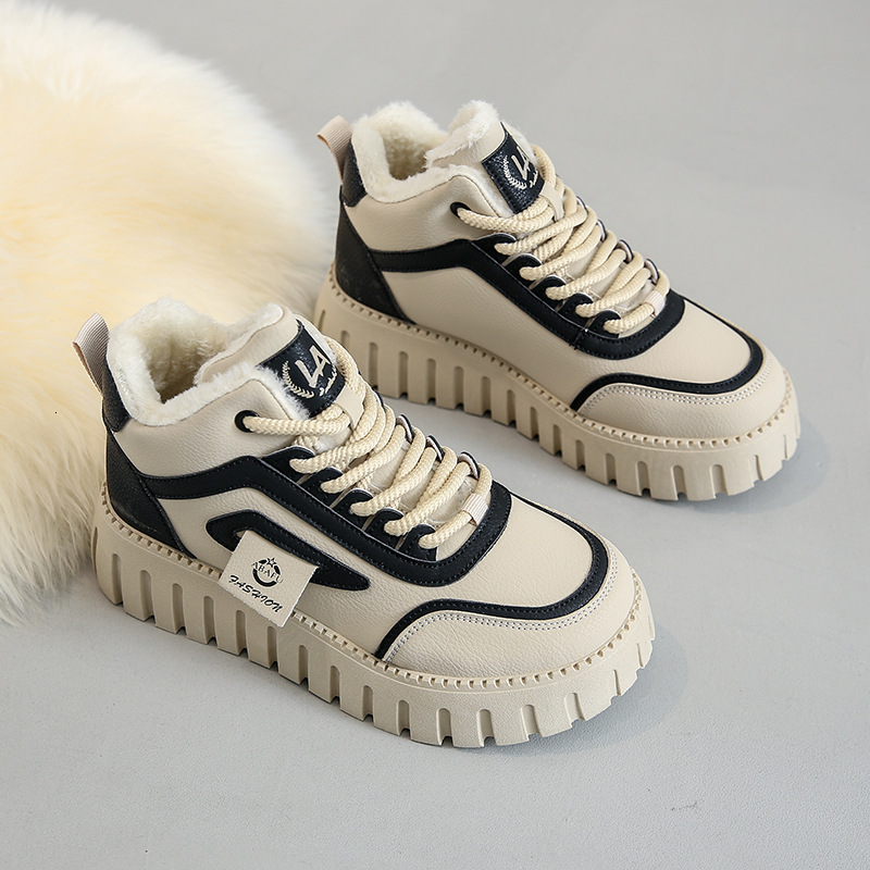 2025 New Designer Winter Cotton Thick Velvet Women s Velvet High Top Casual Shoes Thick Bottom Anti Slip Snow Warm Short Boots Fashion Outdoor Sports 