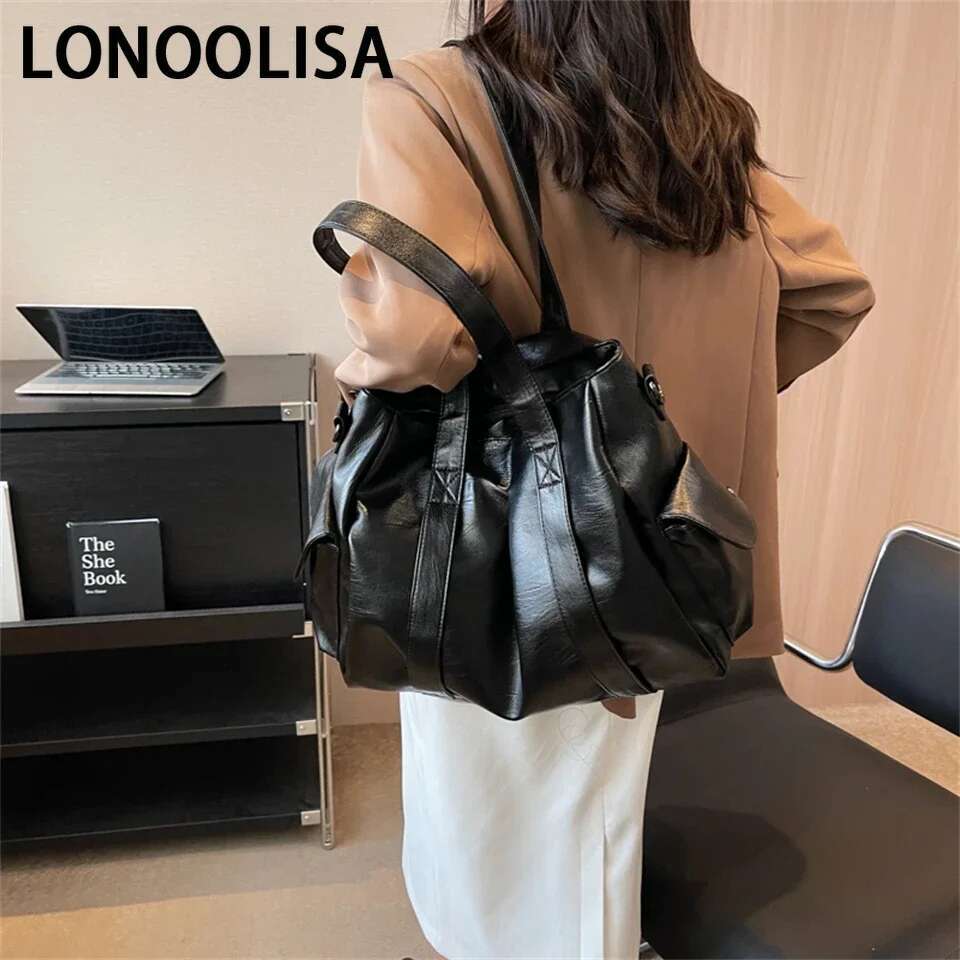 Leather Ladies Large Capacity Shoulder Designer Purses And Handbag For Women Messenger High Quality Crossbody Bag