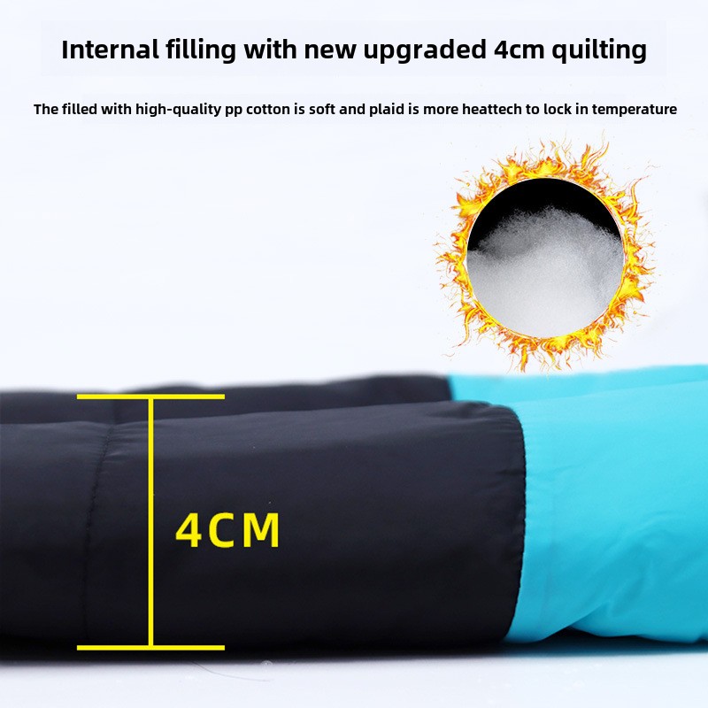 Durable Pet Clothing - Insulated Dog Jacket with Cotton Padding for Cold Weather Protection