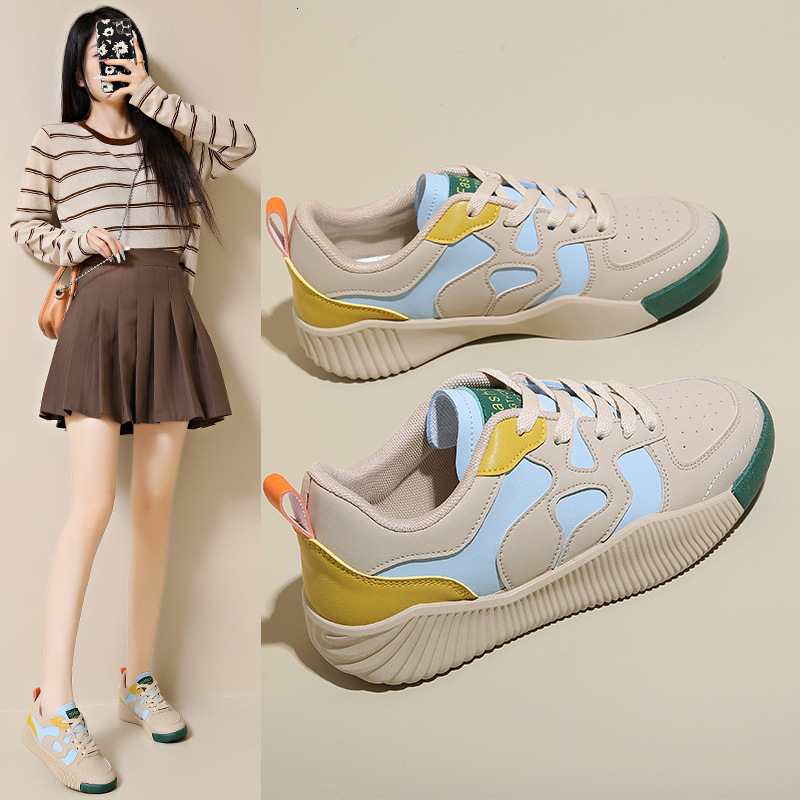 Designer s New Women s 2025 Breathable Multifunctional Thick Sole Splicing Outdoor Multifunctional Casual Women's Sports Shoes