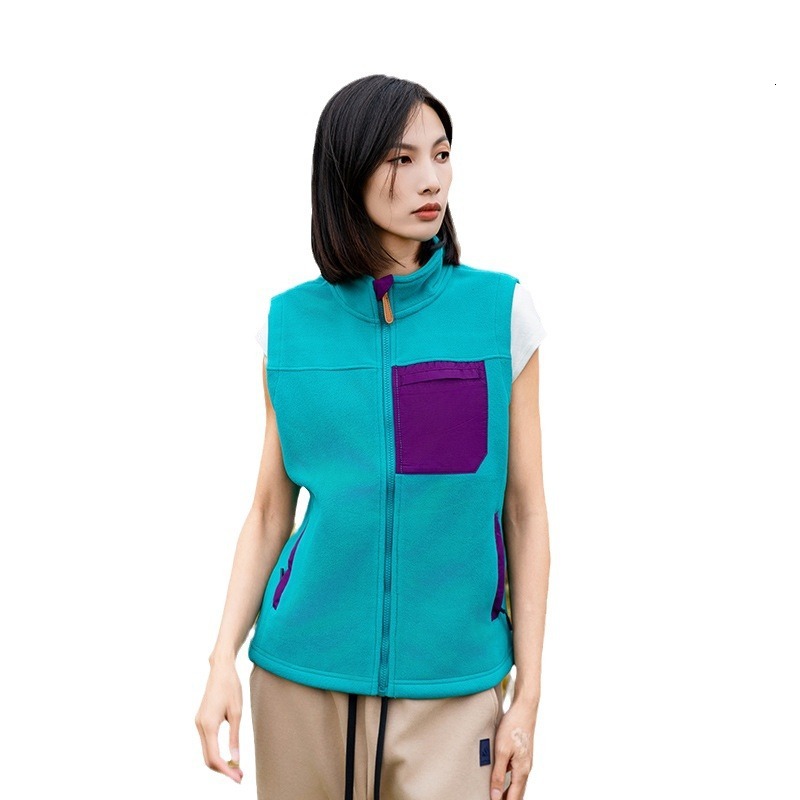 Ddmytiger Fleece Jacket Men Women In Spring Autumn Winter To Keep Warm With A For Outdoor Use Large Size Fleece Sleeveless Vest And Shoulder Top Jacke