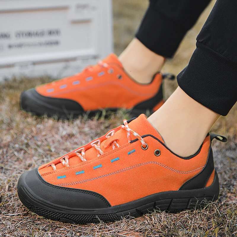 Men's Hiking Suede Waterproof Trekking Camping Sneakers Non-slip Sports Shoes Tourism Tactical Hunting Boots