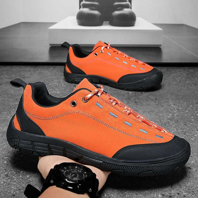 Men's Hiking Suede Waterproof Trekking Camping Sneakers Non-slip Sports Shoes Tourism Tactical Hunting Boots