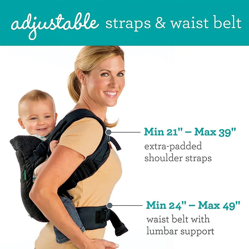 4 In 1 Multifunction Baby Front Facing Infant Sling Wrap Kangaroo Bag Washable Lumbar Stool Strap 250221