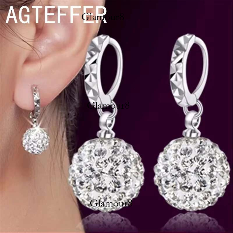 sterg sier New Jewelry Shambhala zirconia female popular original brand of high-end vintage stud earrings