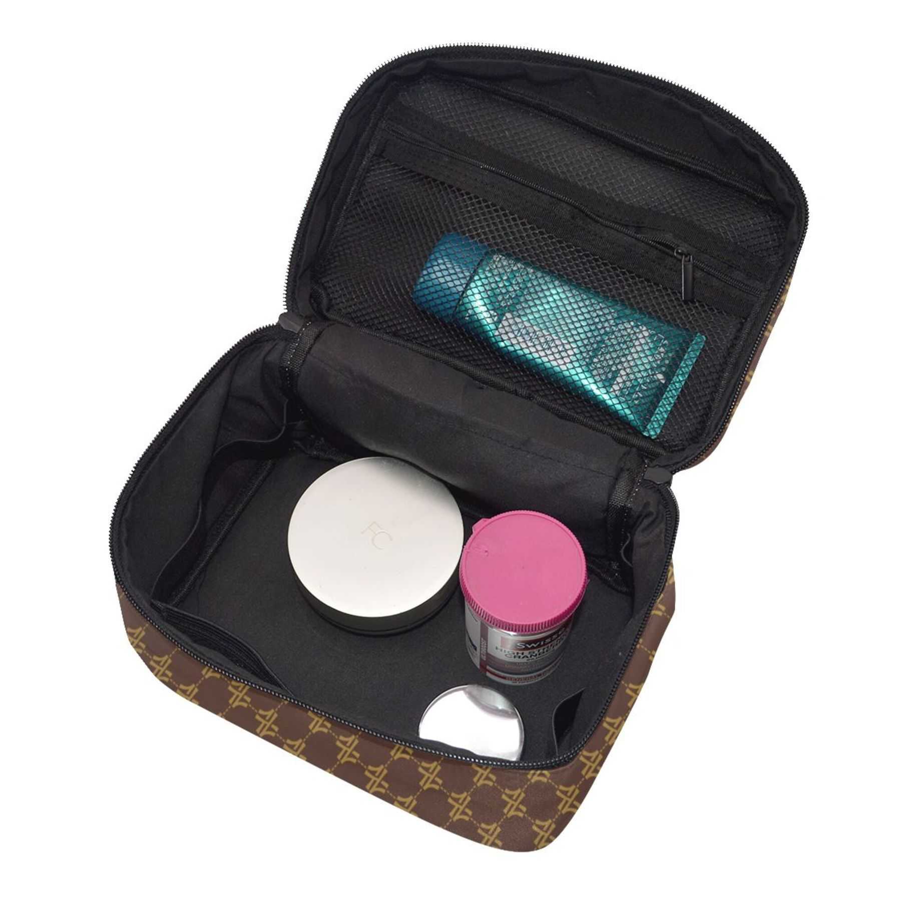 NXY Brand Womens Vanity Box Designer Cosmetic Bags Top Handle Totes Crossbody Shoulder Handbag Cosmetic Lipstick Holder Crossbody Bag