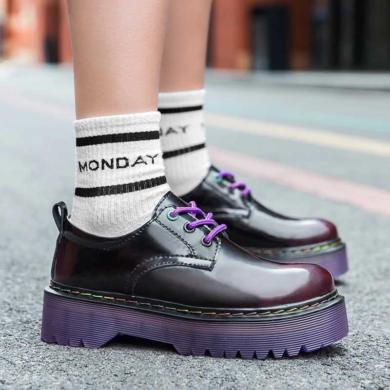 Designer Luxury Brand Women Cowhide Genuine Leather 35~41 Platform White Thick Sneakers Luxury Fashion Woman Female Flats Shoes Z250303