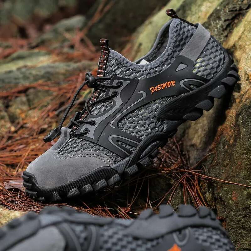 Anti-slip Wear-resistant for Men Hiking Shoes Jogging Trekking Sneakers Fast atos Outdoor Hombre Invierno