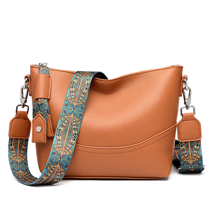 toteBag Shoulder bag ROSE NOIRE Women's New Spring Commuter Versatile End High Capacity Bucket Fashionable And Simple Single Shoulder Crossbody B