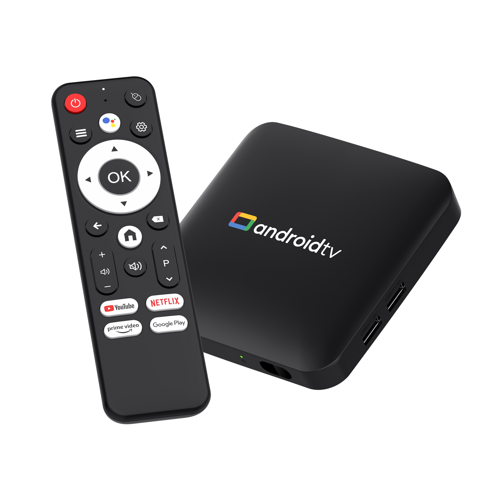 H96 MAX Amlogic S905L3 QUAD CORE Androidtv 14.0 ATV TV Box 4K Video Decording 2.4G/5G WiFi BT Set Top Box