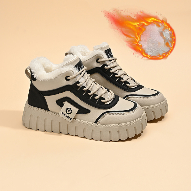 Designer s New Winter Velvet High Top Multifunctional Height Increasing Thickened Warm And Non Slip Cotton Shoes Casual Sports Short Boots