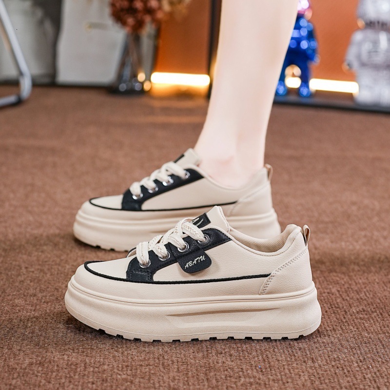 Fashion Splicing Color Thick Sole Height Increasing Sports Style 2025 Designer New Eye-catching Women s Shoes Spring And Summer New Products