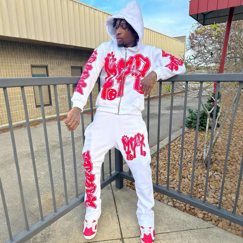 New Trendy Autumn/Winter High Letter Printed Hoodie Hip Hop Street Men's and Women's Hoodies