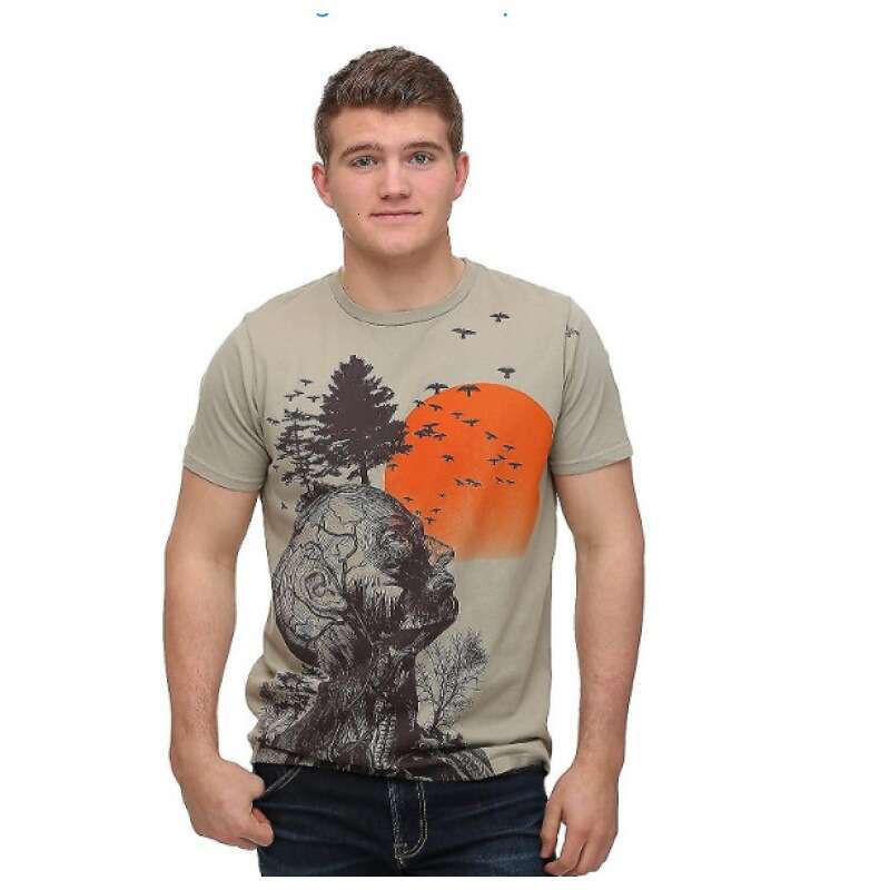 New Personalized Abstract Geometric Pattern T-shirt with 3D Digital Printing Short and Half Sleeve Creative Clothing for Men's Wear