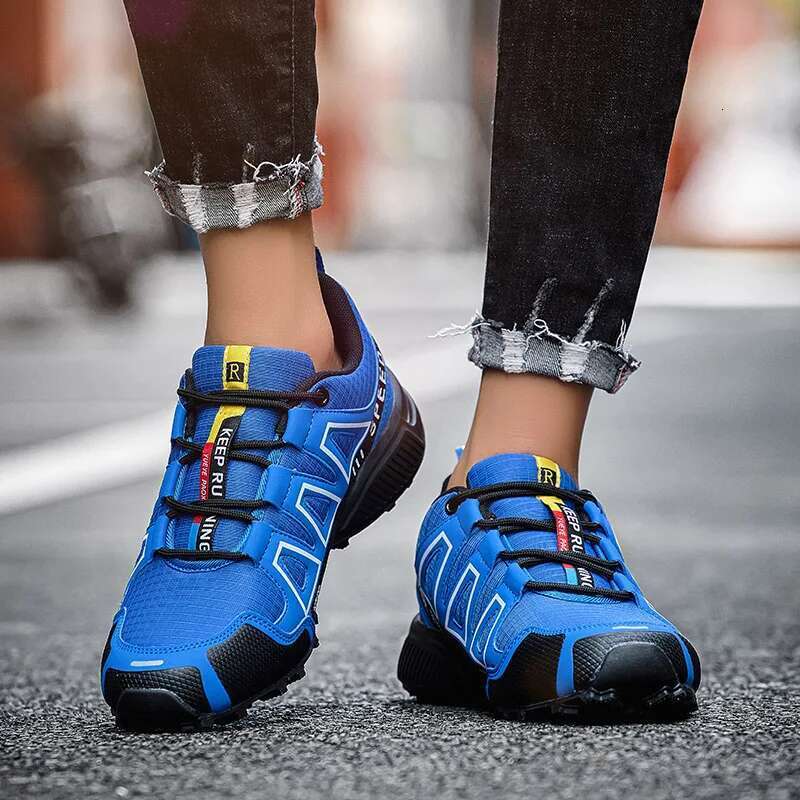Outdoor Mesh Breathable Wear-Resistant Hiking Training Men Large Size Casual Sports Shoes